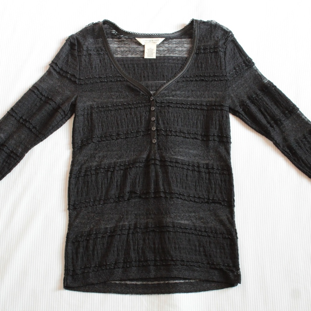 Denim & Supply 3/4 sleeve top